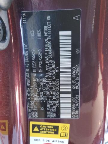 Photo 14 from auction – 2015 LEXUS RX 450H with VIN 2T2BC1BA5FC006382