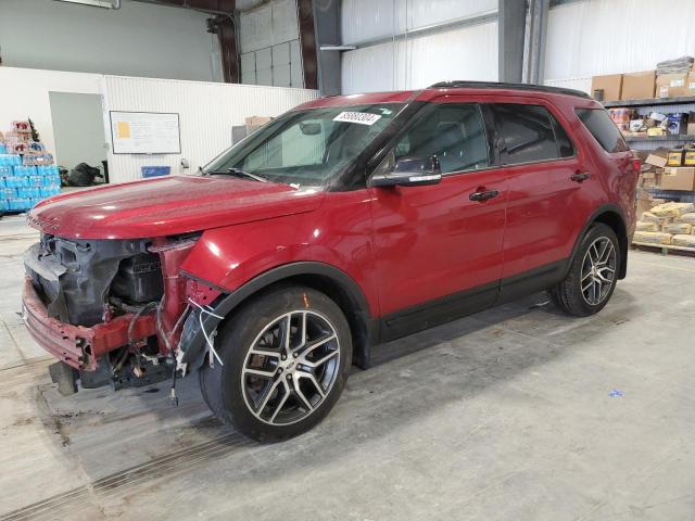FORD EXPLORER S 2017 with VIN 1FM5K8GT7HGD11082 - Photo from auction