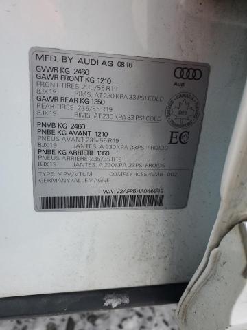 Photo 14 from auction – 2017 AUDI Q5 TECHNIK with VIN WA1V2AFP5HA046949