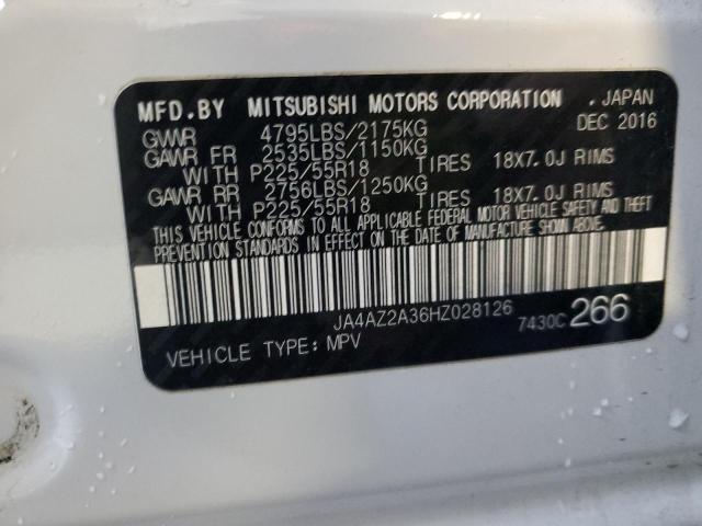 Photo 14 from auction – 2017 MITSUBISHI OUTLANDER with VIN JA4AZ2A36HZ028126