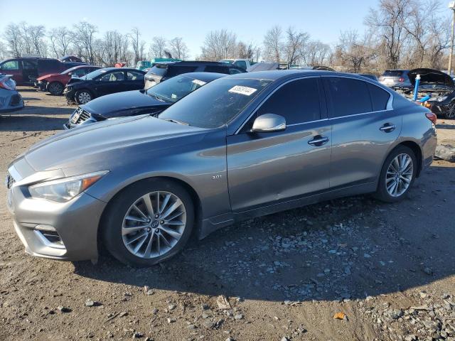 INFINITI Q50 LUXE 2018 with VIN JN1EV7AP1JM354019 - Photo from auction