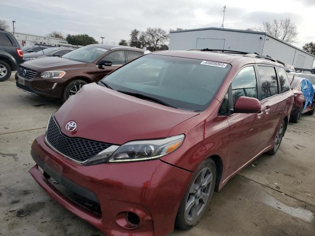 Photo 1 from auction – 2017 TOYOTA SIENNA SE with VIN 5TDXZ3DC2HS862932