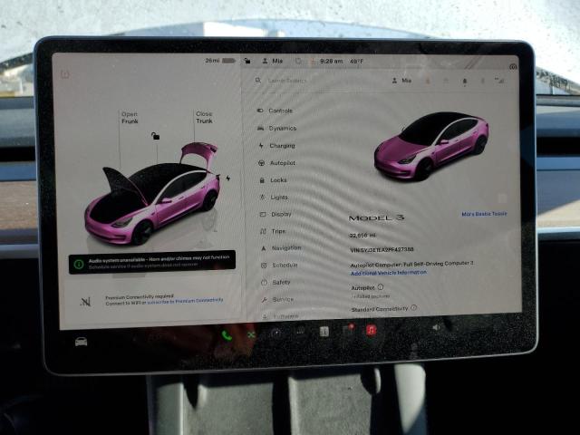 Photo 9 from auction – 2023 TESLA MODEL 3 with VIN 5YJ3E1EA2PF427388