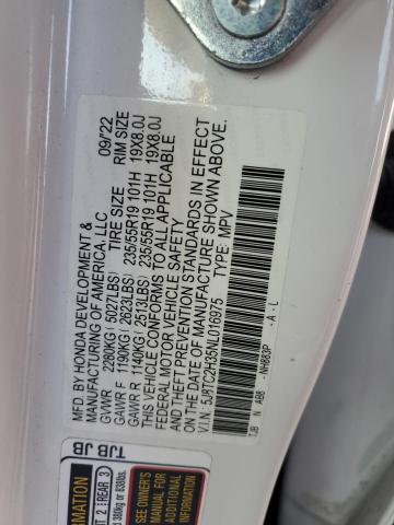 Photo 14 from auction – 2022 ACURA RDX with VIN 5J8TC2H35NL016975