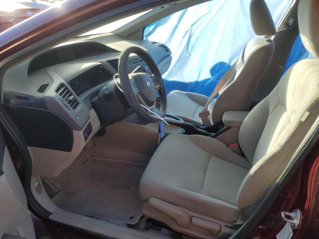 Photo 7 from auction – 2012 HONDA CIVIC LX with VIN 2HGFB2F58CH608577