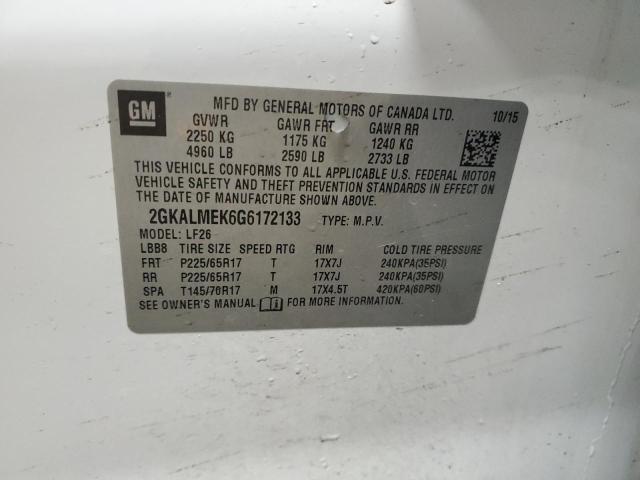 Photo 14 from auction – 2016 GMC TERRAIN SL with VIN 2GKALMEK6G6172133