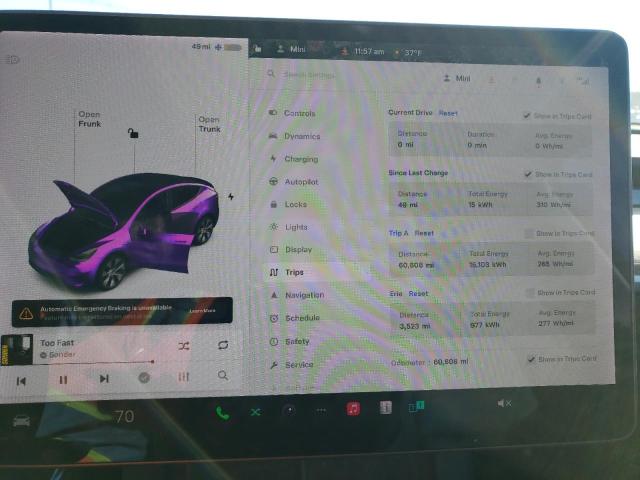 Photo 9 from auction – 2021 TESLA MODEL Y with VIN 5YJYGDEE9MF234042