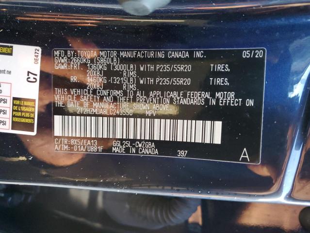 Photo 14 from auction – 2020 LEXUS RX 350 with VIN 2T2HZMDA8LC243550