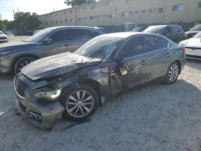 INFINITI Q50 BASE 2014 with VIN JN1BV7AP1EM682324 - Photo from auction