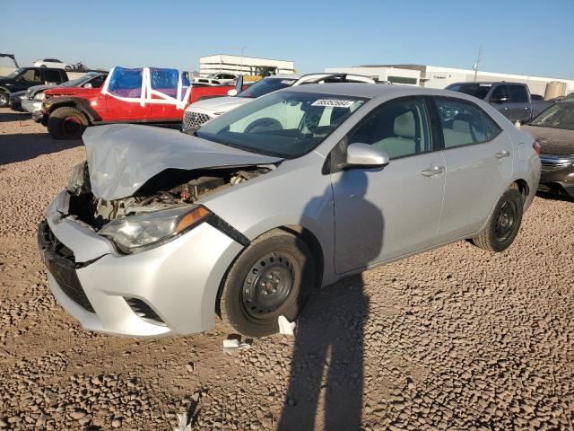 TOYOTA COROLLA L 2015 with VIN 2T1BURHE1FC285002 - Photo from auction