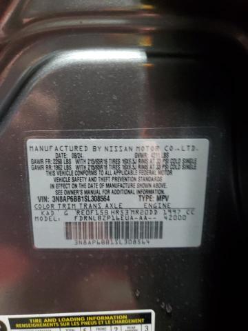 Photo 14 from auction – 2025 NISSAN KICKS S with VIN 3N8AP6BB1SL308564