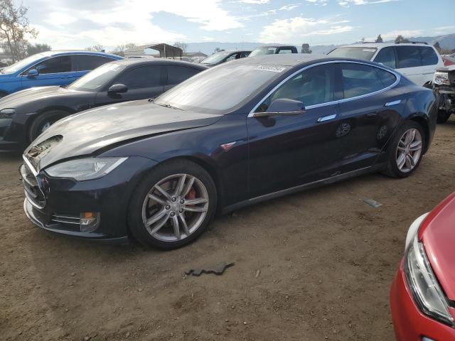 TESLA MODEL S 2014 with VIN 5YJSA1H1XEFP56145 - Photo from auction