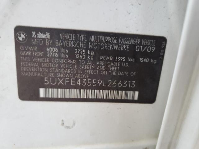 Photo 14 from auction – 2009 BMW X5 XDRIVE3 with VIN 5UXFE43559L266313