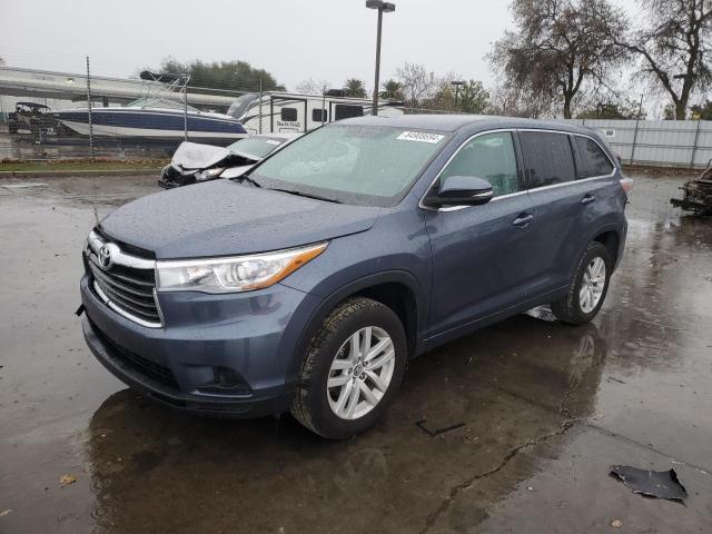 TOYOTA HIGHLANDER 2016 with VIN 5TDZARFH7GS018072 - Photo from auction