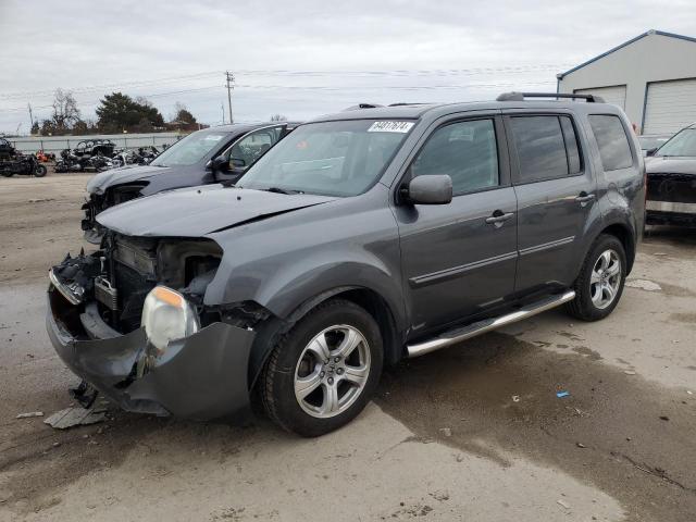 HONDA PILOT EXLN 2012 with VIN 5FNYF4H76CB074281 - Photo from auction