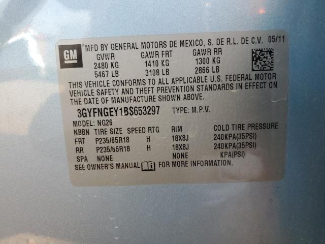 Photo 14 from auction – 2011 CADILLAC SRX with VIN 3GYFNGEY1BS653297
