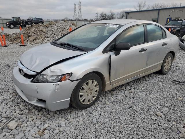 HONDA CIVIC VP 2011 with VIN 2HGFA1F39BH510202 - Photo from auction