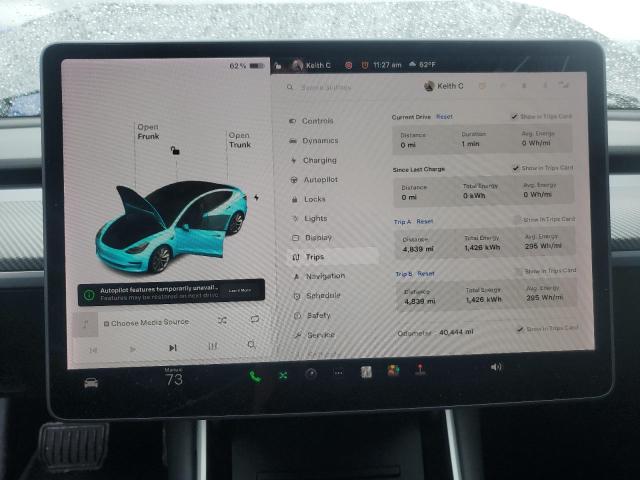 Photo 9 from auction – 2018 TESLA MODEL 3 with VIN 5YJ3E1EB6JF068594