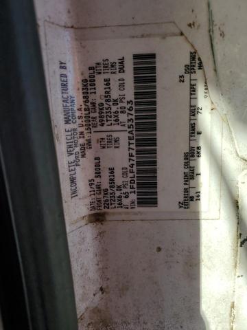 Photo 10 from auction – 1996 FORD F SUPER DU with VIN 1FDLF47F7TEA53763