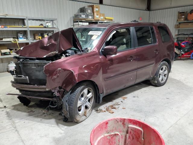 HONDA PILOT EXLN 2014 with VIN 5FNYF4H76EB012463 - Photo from auction