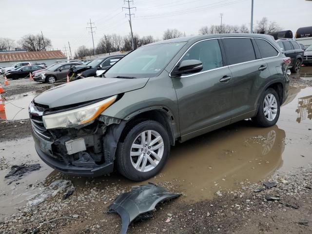 TOYOTA HIGHLANDER 2014 with VIN 5TDZARFH0ES004916 - Photo from auction