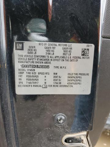 Photo 14 from auction – 2011 GMC ACADIA DEN with VIN 1GKKVTED6BJ383385
