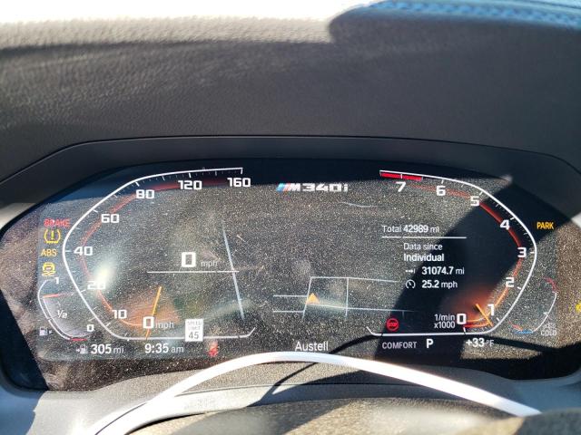 Photo 9 from auction – 2020 BMW M340I with VIN WBA5U7C01LFH44724