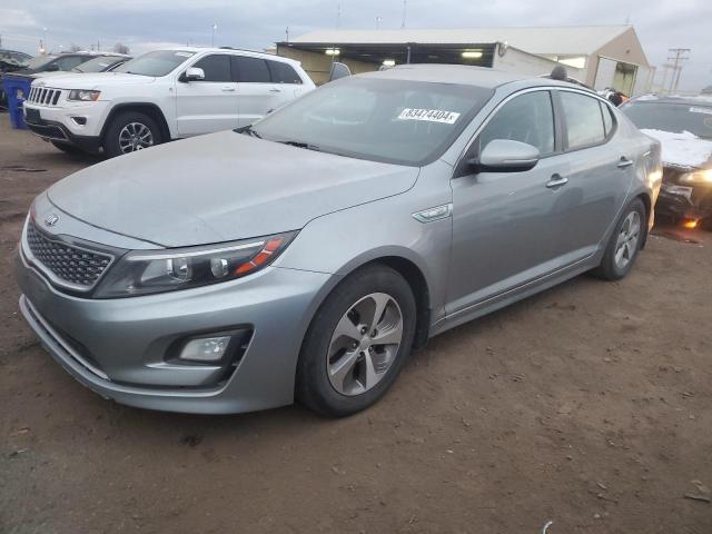 KIA OPTIMA HYB 2014 with VIN KNAGM4AD8E5067108 - Photo from auction