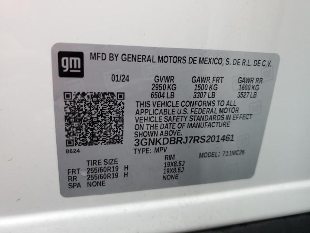 Photo 14 from auction – 2024 CHEVROLET BLAZER 2LT with VIN 3GNKDBRJ7RS201461