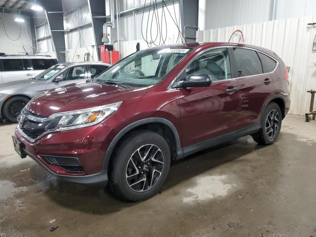 Photo 1 from auction – 2016 HONDA CR-V SE with VIN 5J6RM4H46GL044615