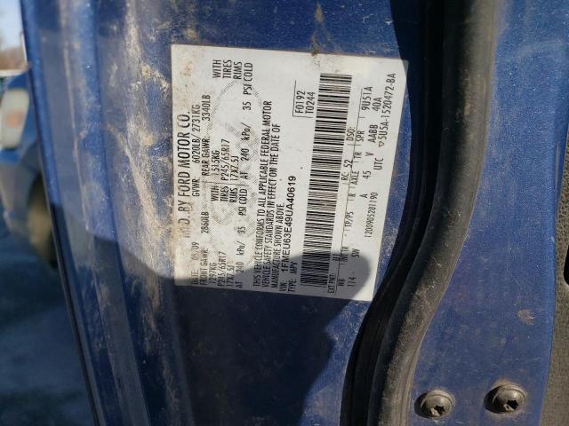 Photo 14 from auction – 2009 FORD EXPLORER X with VIN 1FMEU63E49UA40619