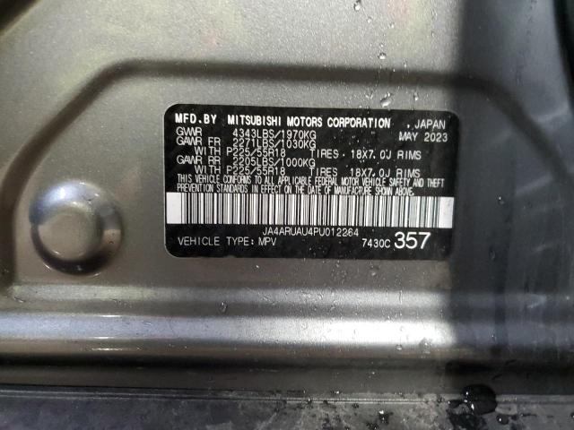 Photo 14 from auction – 2023 MITSUBISHI OUTLANDER with VIN JA4ARUAU4PU012264