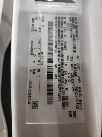 Photo 14 from auction – 2017 FORD ESCAPE S with VIN 1FMCU0F74HUD90025