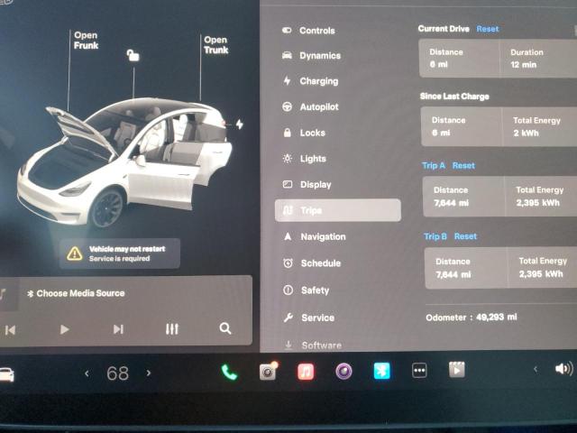 Photo 9 from auction – 2021 TESLA MODEL Y with VIN 5YJYGDEE1MF213167