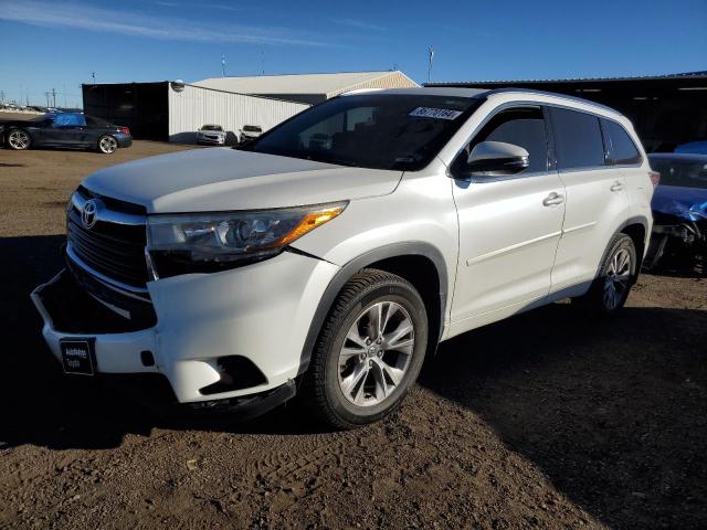 TOYOTA HIGHLANDER 2015 with VIN 5TDJKRFH3FS181956 - Photo from auction