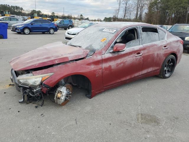 INFINITI Q50 BASE 2014 with VIN JN1BV7AR5EM685499 - Photo from auction
