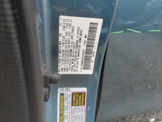 Photo 14 from auction – 2014 HONDA CR-V EX with VIN 5J6RM4H57EL082053
