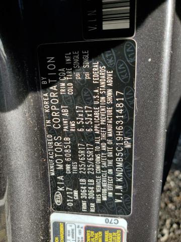 Photo 14 from auction – 2017 KIA SEDONA LX with VIN KNDMB5C19H6314817