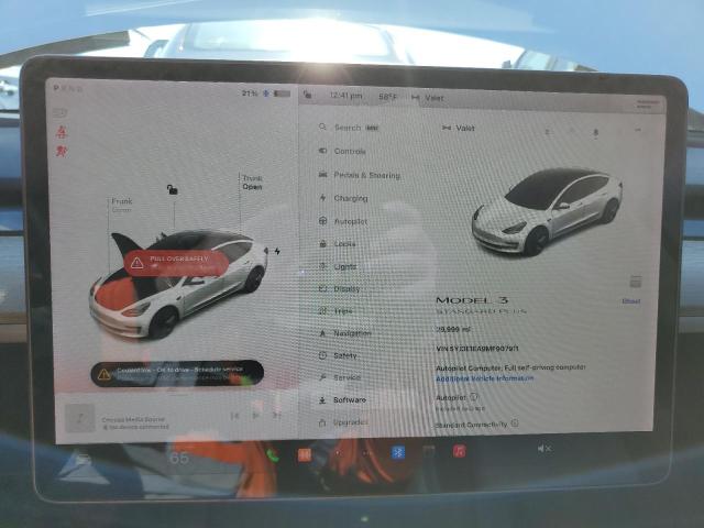 Photo 9 from auction – 2021 TESLA MODEL 3 with VIN 5YJ3E1EA9MF907911