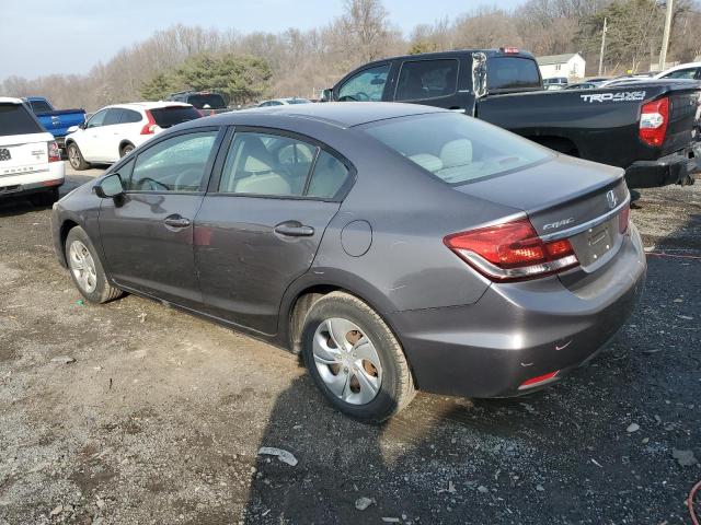 Photo 2 from auction – 2014 HONDA CIVIC LX with VIN 2HGFB2F51EH551724