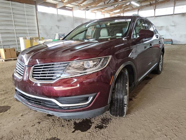 LINCOLN MKX SELECT 2017 with VIN 2LMPJ6KR2HBL34969 - Photo from auction