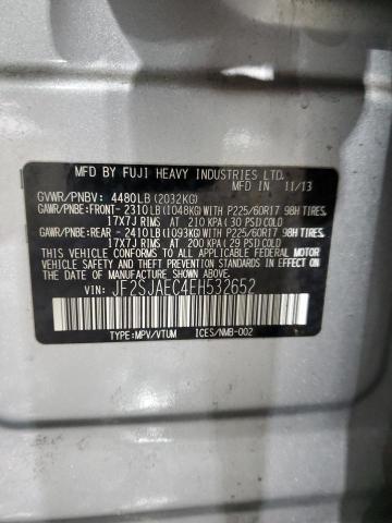 Photo 14 from auction – 2014 SUBARU FORESTER 2 with VIN JF2SJAEC4EH532652