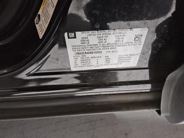 Photo 14 from auction – 2022 BUICK ENVISION P with VIN LRBAZLR46ND160500