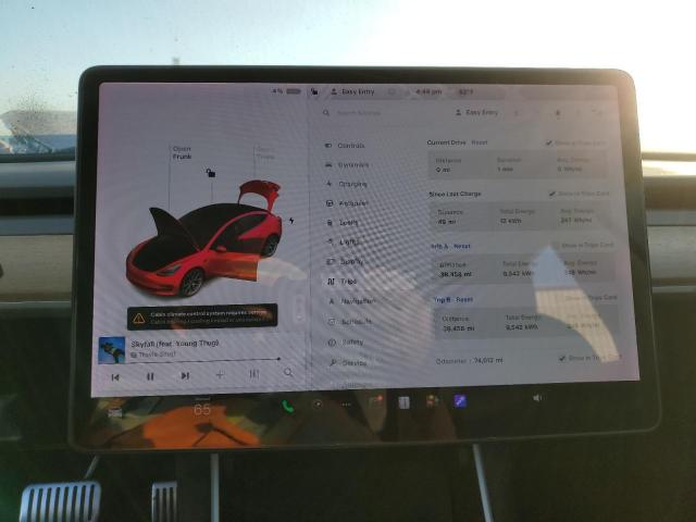 Photo 9 from auction – 2019 TESLA MODEL 3 with VIN 5YJ3E1EA3KF308404