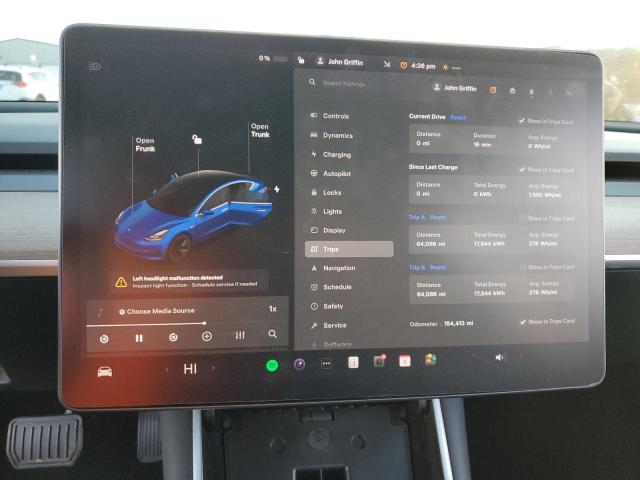 Photo 9 from auction – 2019 TESLA MODEL 3 with VIN 5YJ3E1EBXKF437300