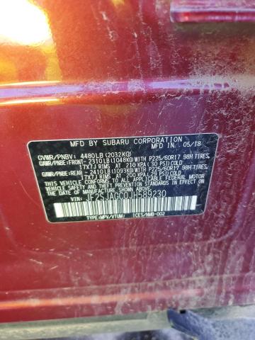 Photo 14 from auction – 2018 SUBARU FORESTER 2 with VIN JF2SJAGC0JH589230