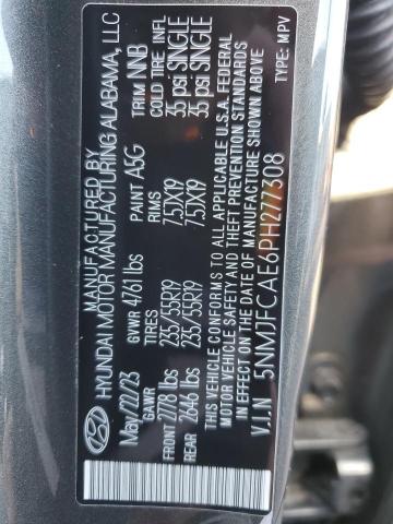 Photo 14 from auction – 2023 HYUNDAI TUCSON SEL with VIN 5NMJFCAE6PH277308