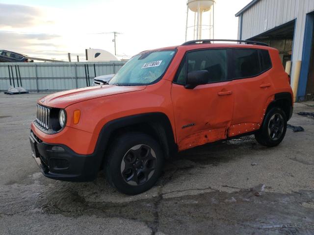JEEP RENEGADE S 2017 with VIN ZACCJBAB6HPE74644 - Photo from auction