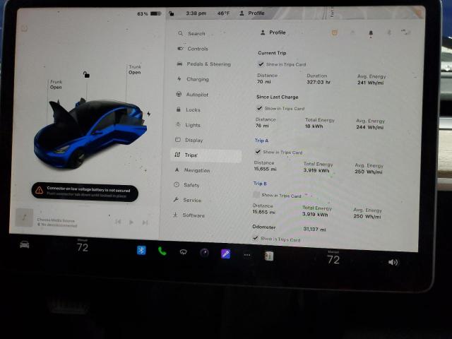 Photo 9 from auction – 2023 TESLA MODEL 3 with VIN 5YJ3E1EA3PF438156