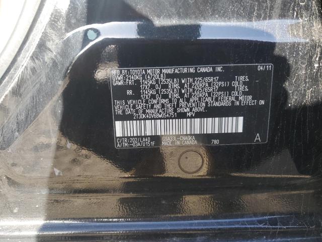Photo 14 from auction – 2011 TOYOTA RAV4 LIMIT with VIN 2T3DK4DV6BW054751